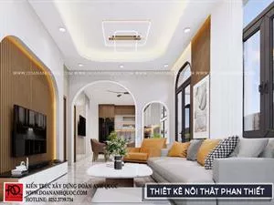Thiết kế nhà cấp 4 trên nền đất đỏ tại Phan Thiết